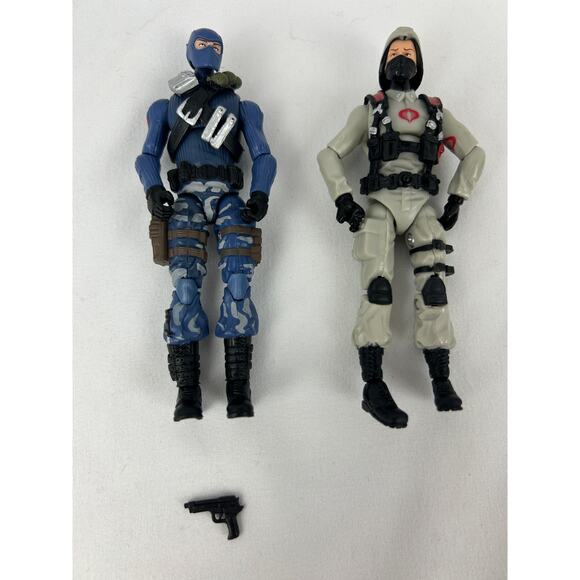 Lot of 5 G.I. Joe Cobra Figures 25th Anniversary Firefly B.A.T. HISS Copperhead - Picture 2 of 7